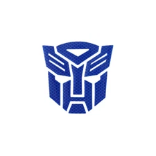 Blue Transformers Autobot Decal Car Body Side Fender Trunk Reflective Sticker