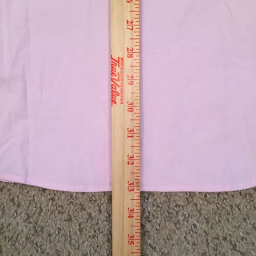 David Taylor Button Up Shirt Mens 18.5 Long Sleeve Pink - Picture 7 of 12