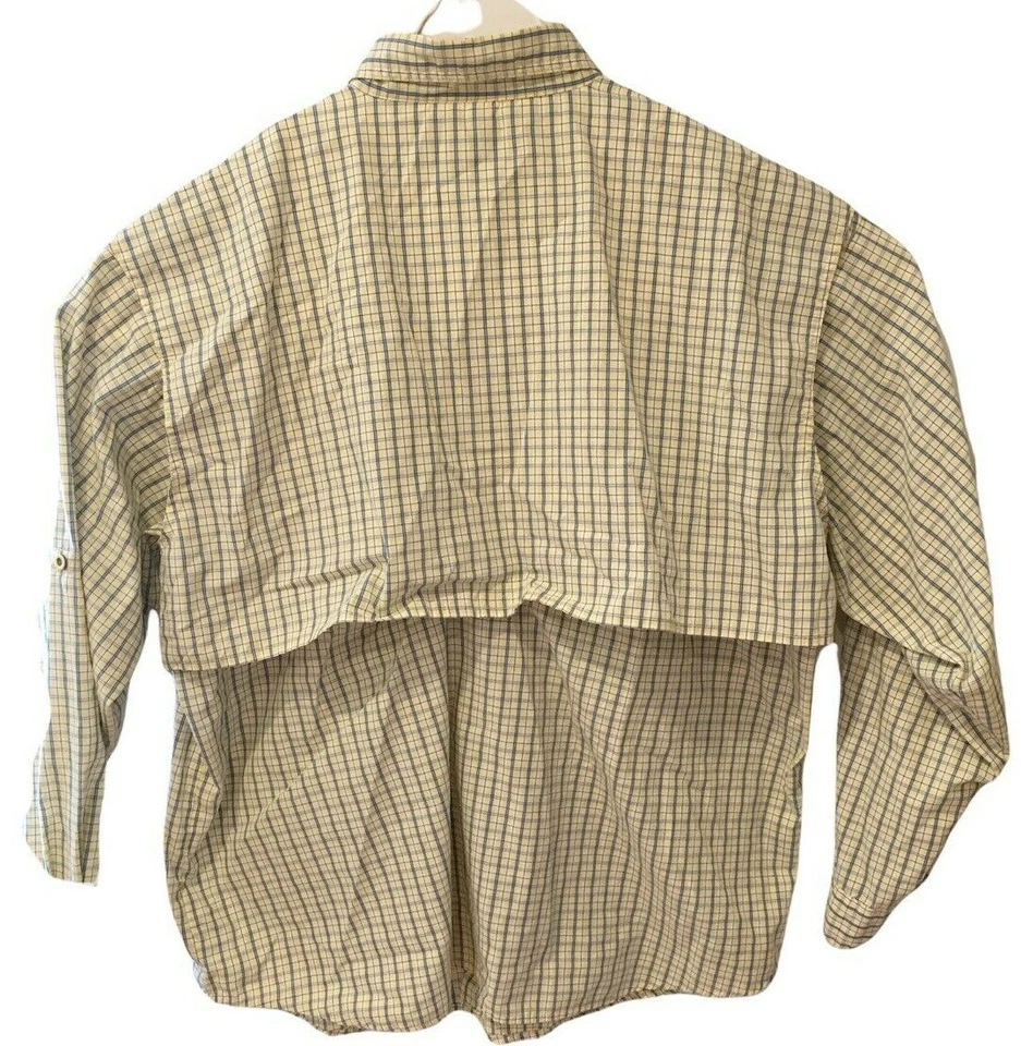 Camisa a cuadros de pesca ventilada manga larga World Wide Sportsman para hombre talla 2XL Foto 2 de 4