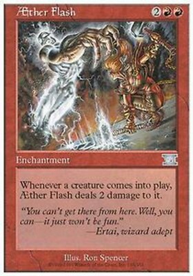 MRM FR/VF Aether Flash - Aether Flash MTG magic 6ED