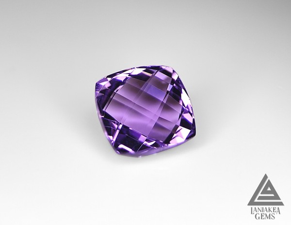 Amatista Natural Violeta Vívido Talla Cojín 3.33cts Gema Piedra Preciosa