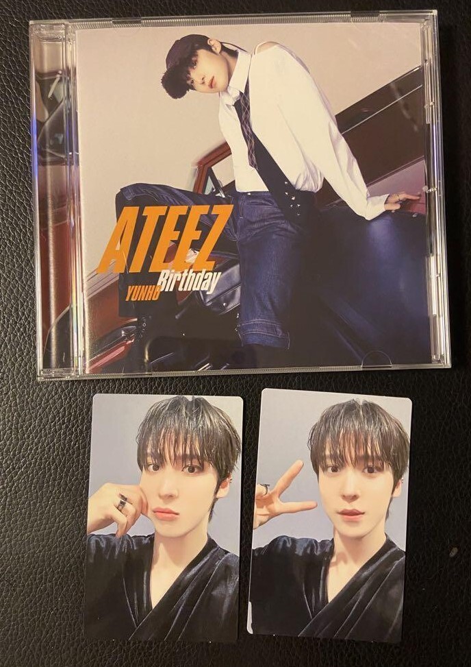 ATEEZ JAPAN 4th SINGLE Birthday SOLO ver. CD(OPENED) PHOTO