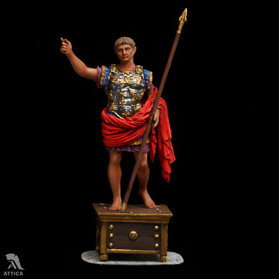 Augustus Caesar Octavianus römischer Kaiser bemalter Spielzeugsoldat Vorverka...