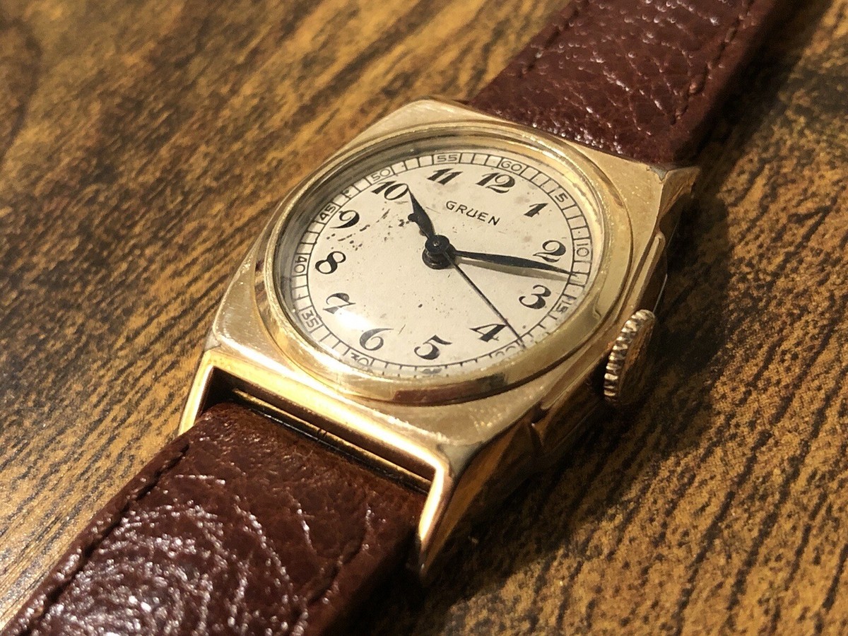Vintage 1930's Gruen, 10K Gold Filled, Manual Wind, Cal 704