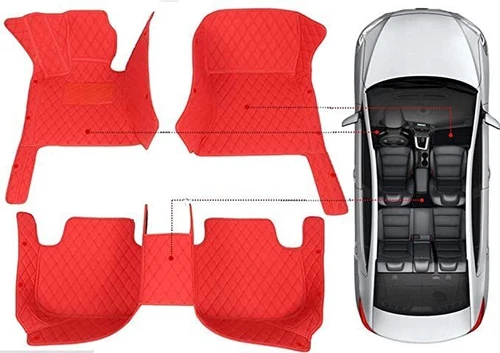 For Hyundai Elantra Luxury Custom Car Floor Mats Auto Carpets Liner Waterproof - Imagen 10 de 42