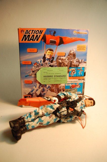 Hasbro Action Man Arctic Parasender with Hasbro green tag 2000 | eBay