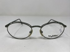 BYBLOS Italy 587 3118 52-17-135 Green Metal Full Rim Eyeglasses Frame UA62