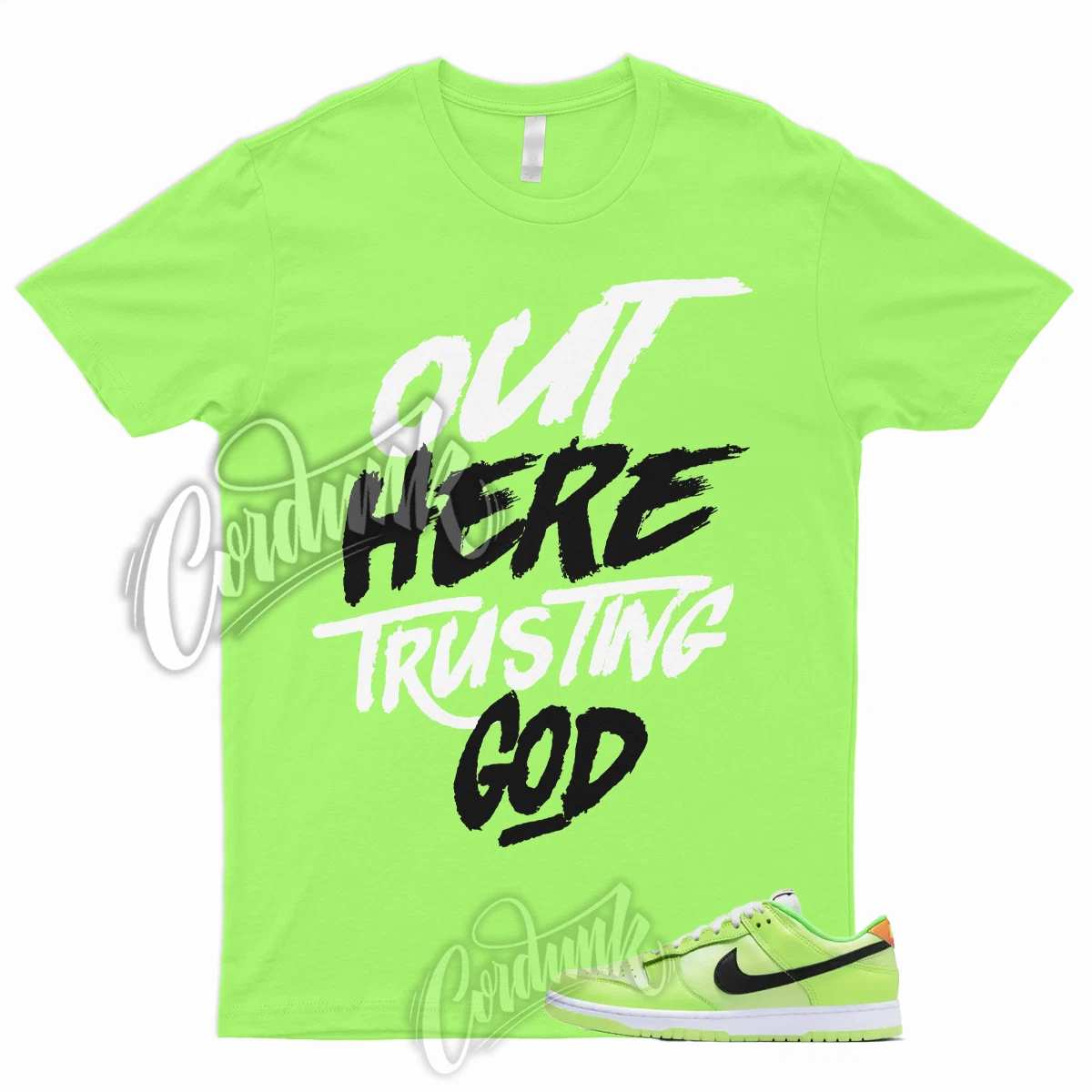 Volt green graphic clearance shirt