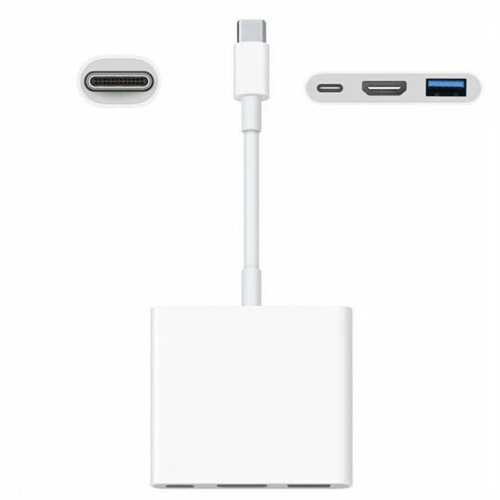 Apple USB-C Digital AV Multiport Adapter A1621 For MacBook HDMI Cable MUF82AM/A