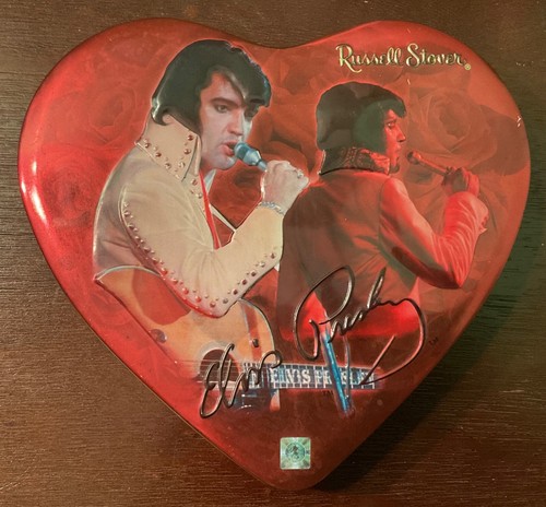 Elvis Presley Collectible Candy Tin, Ornament Trinket Tin and Magnet.