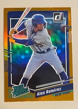 2023 Donruss Baseball Alex Ramirez Gold Rated Prospect #49 New York Mets