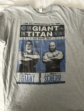 PRO WRESTLING CRATE "BRAUN STROWMAN"  T-SHIRT!! SIZE X-LARGE!! XL AEW WWE ANDRE