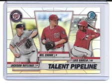 2020 Bowman Baseball - Talent Pipeline #TP-WAS - Crowe/Garcia/Rutledge