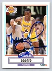 Michael Cooper Autographed Signed 1990 Fleer Los Angeles Lakers Basketball Card