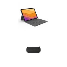 Logitech iPad Air Bundle: Combo Touch + Protective Case - Grey