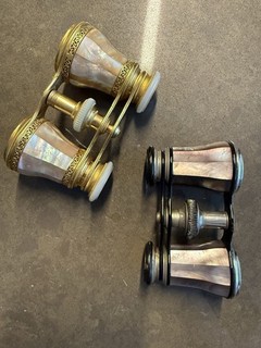 Vintage Mother Of Pearl Opera Glasses Lot