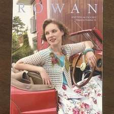 Rowan Knitting & Crochet Magazine #51 Over 60 Pattern Designs for Sweater Cardis