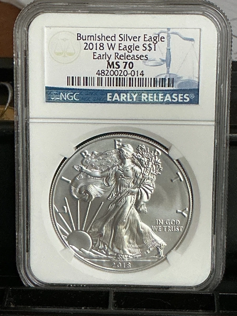American Eagle MS 70 Graded 2018 Silver Bullion Coins for sale | eBay