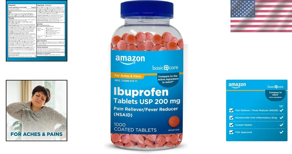 Brand New Ibuprofen Tablets for Pain Relief and Fever Reduction - Image 2 of 4