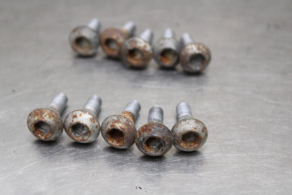 03-04 YAMAHA YZF R6 06-09 R6S FRONT BRAKE ROTOR BOLTS DISC HARDWARE SCREW SET Foto 4 de 4