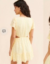 Yellow dress, brand Show Me your Mumu size L.