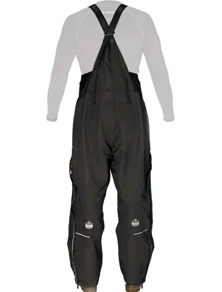 Ergodyne N-Ferno 6470 Insulated Bib Overalls Mens Large Snowpants Core Workwear - Image 2 of 4