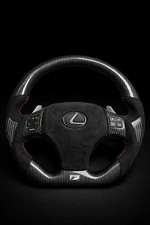 Lexus Is250 Is350 Isf 2006-2013 Alcantara Carbon Fiber Sport Steering Wheel Grip