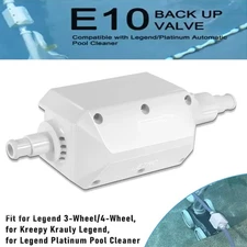 White Back-Up Valve Automatic Pool Cleaner Replacement Part for E10 for Legend