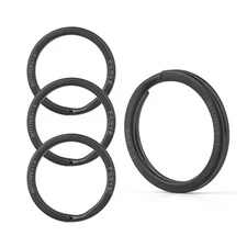 Titanium Key Rings Split Rings 4 Packs, for Home Car Keys Organization, Sandb...