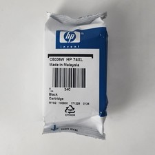 New Genuine HP 74XL High Yield Black Ink Cartridge - Factory Sealed - Likely Exp