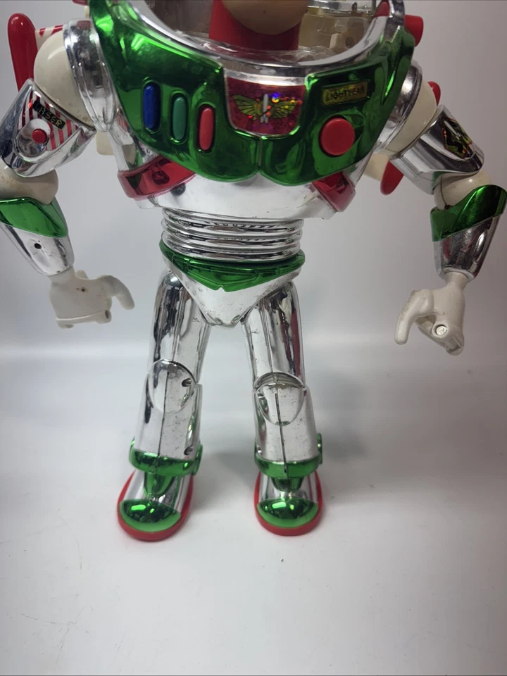 Toy Story Holiday Hero Buzz Lightyear Holiday Hero Disney Christmas (1998) As Is - Image 2 of 4
