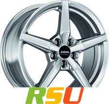 Ronal R69 platinum silber 7.5x17" ET35 LK5 112 ML 76 Alufelgen 17 Zoll