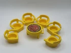 Vintage Fisher Price Little People Yellow Chairs & Grill Lot Replacement