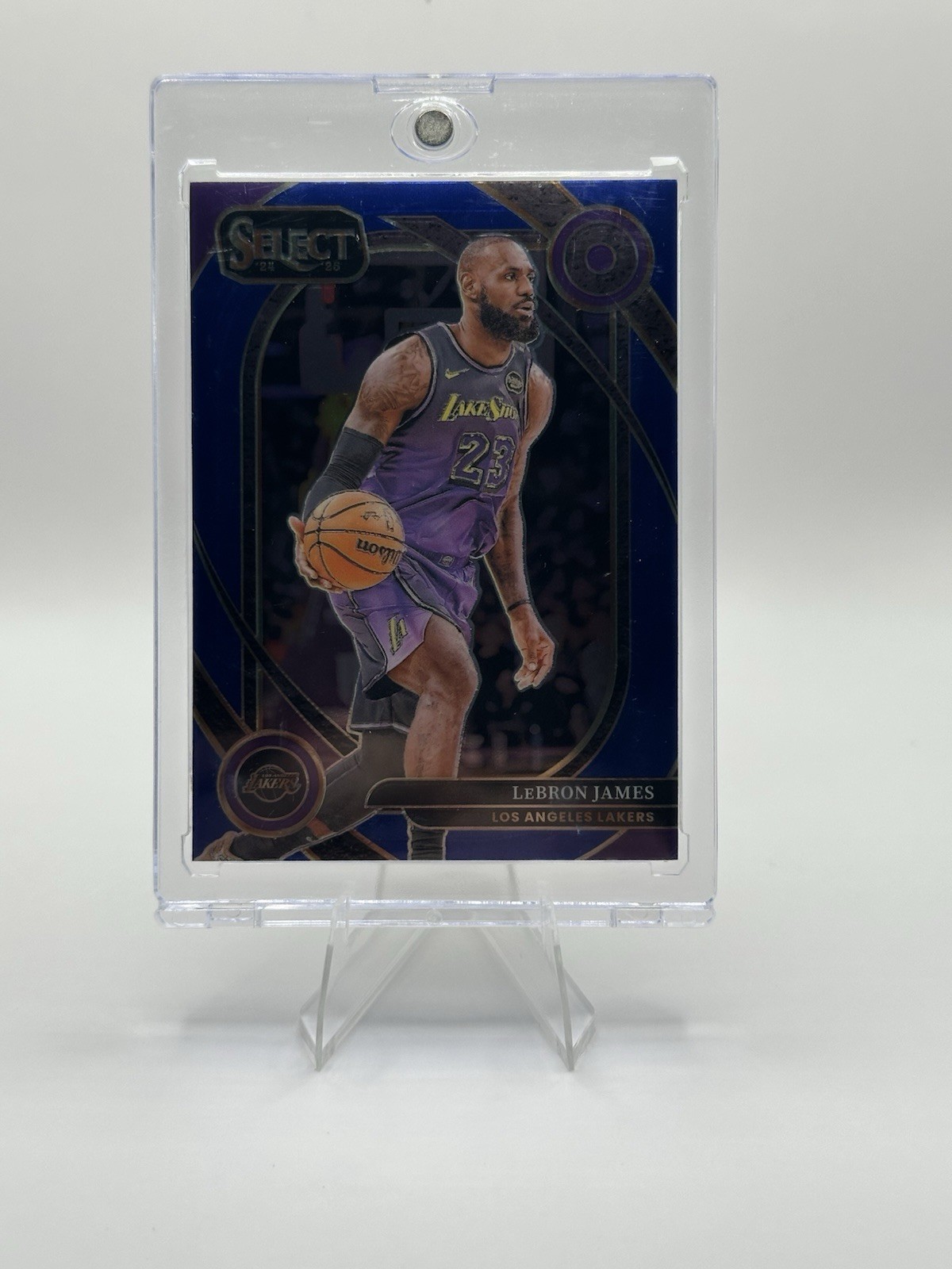 2024-25 Panini Select - Courtside LeBron James #241 Blue Prizm