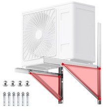 Mini Split Wall Mounting Bracket for 900036000 BTU Condenser, Stainless Steel...