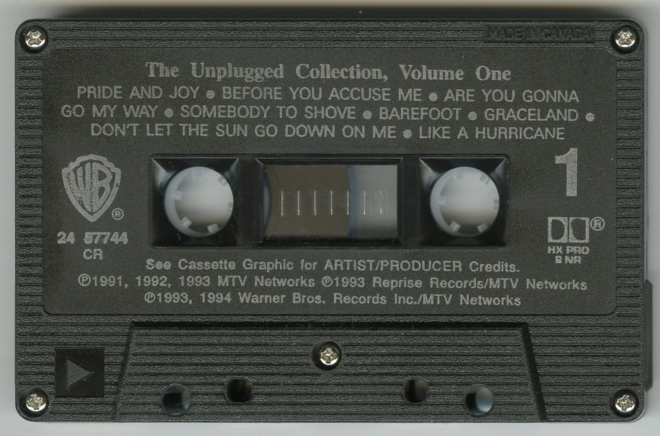 VARIOUS ARTISTS - The Unplugged Collection: Volume One (Canadian Cassette) - Image 3 of 3
