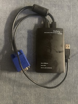 StarTech NOTECONS01 Crash Cart Adapter KVM to USB | console on laptop (open box)