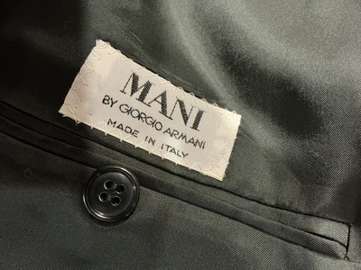 【高級】GIORGIO ARMANI イタリア LANA VIRGIN WOOL 100% Pure Virgin Wool Mani By Giorgio Armani Made In Italy