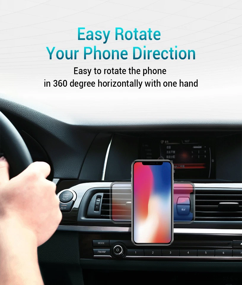 Universal Magnetic in Car Magnetic Air Vent Mount Holder Stand for Mobile Phone - Image 4 of 4
