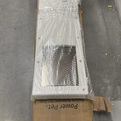 High Tech Pet Power Pet Door for Door Installations Medium (PX-1) DOGS UP 30 lb