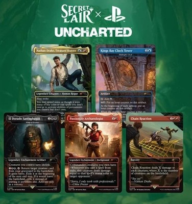 Secret Lair x Uncharted NON-FOIL Edition Playstation Magic