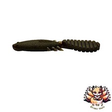 NEW Keitech Paddlin' Beaver 3.5-inch #101 Green Pumpkin Pepper