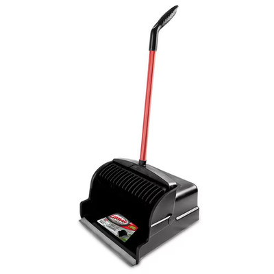 16 In. Large Scoop Dust Pan with Steel Handle Cleaning Tools