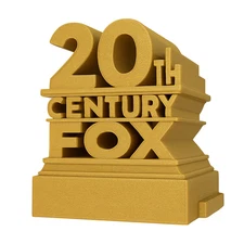 20th Century Fox Style Logo Sign 3D printed