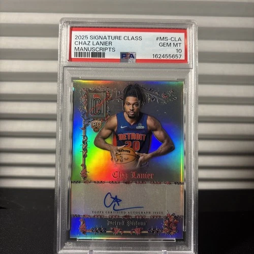 2025 Topps Signature Chaz Lanier Base (PSA 10)