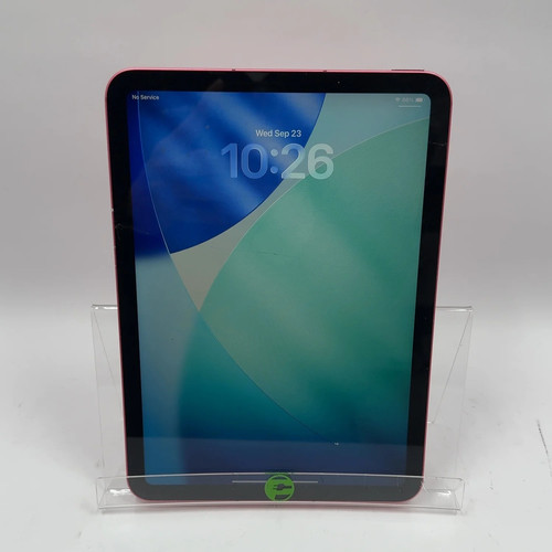 Broken WiFi Only Apple iPad 10th Gen 64GB 26.0 MQ6M3LL/A Cracked