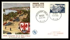 Mayfairstamps France FDC 1955 View Nice First Day Cover aaw_28731