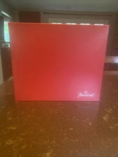 Baccarat Red Box Empty 13” X11” X3”