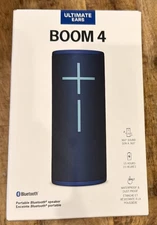 Ultimate Ears BOOM 4 Wireless Bluetooth Speaker - Blue