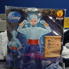 Disney Genie Costume Complete Outfit S Jumpsuit Mask Gloves Boot Covers
